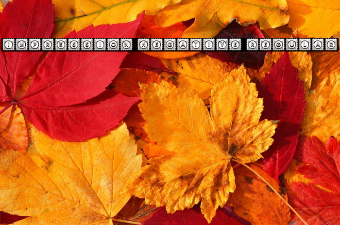 Impression Negative Regular Example 2