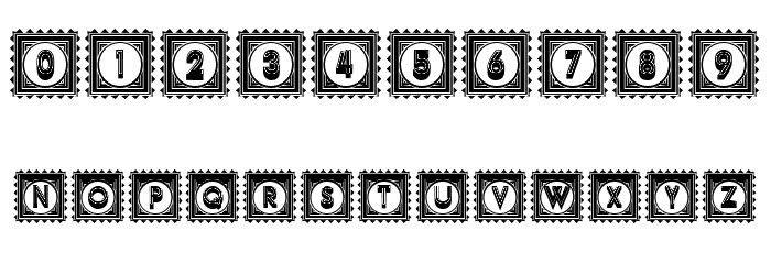 Impression Regular Font OTHER CHARS