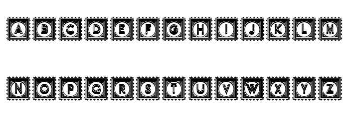 Impression Regular Font LOWERCASE