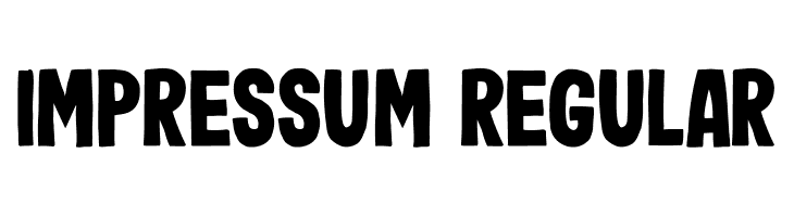 Impressum Regular  Скачать бесплатные шрифты