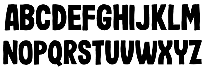 Impressum Regular Font LOWERCASE