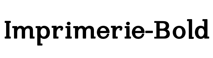 Imprimerie-Bold  Free Fonts Download