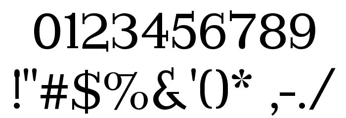 Imprimerie Font OTHER CHARS