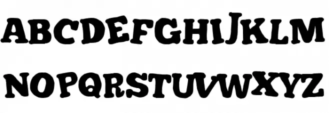 Improbable Font Litere mari