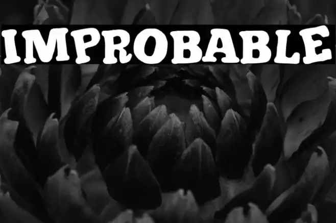 Improbable Font examples