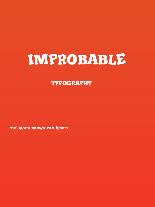 Improbable Poster