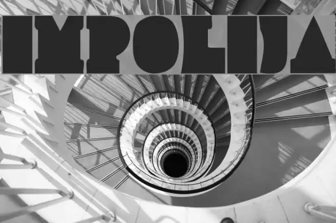 Improlija Font examples