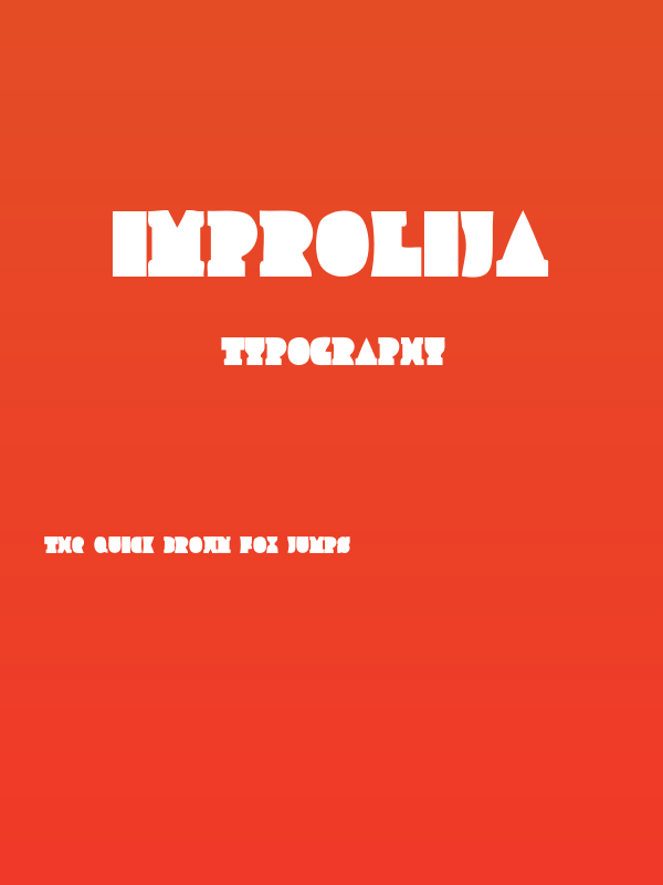 Improlija Poster