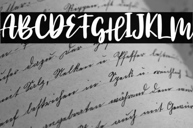 Improvement Font examples