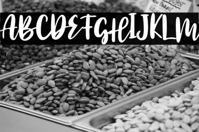 Improvement Font examples