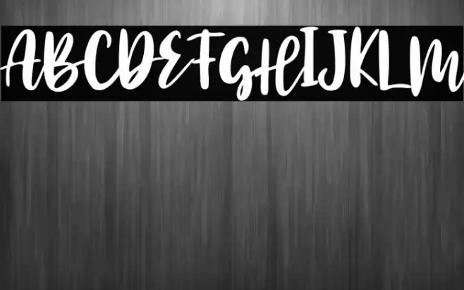 Improvement Font examples