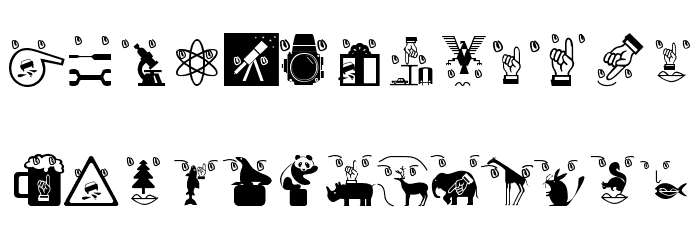 ImprovisatedBats Font LOWERCASE