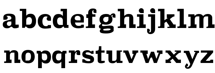 Improvisation Font LOWERCASE