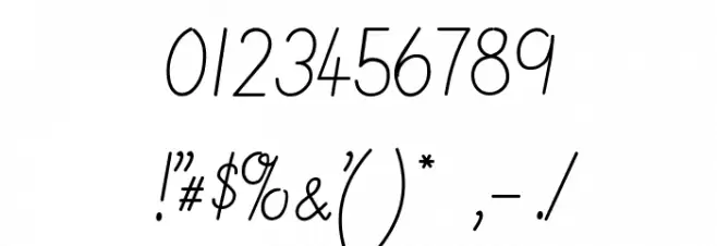 Imrans School Font OTHER CHARS