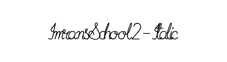 ImransSchool2-Italic  Fuentes Gratis Descargar