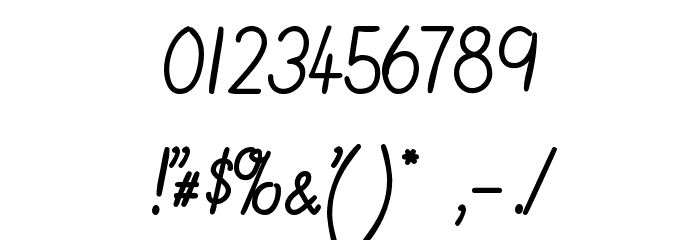 ImransSchoolOT-Bold Font OTHER CHARS
