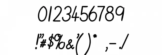 ImransSchoolOT-Bold Font OTHER CHARS