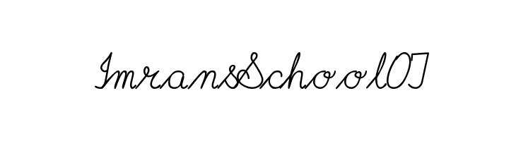 ImransSchoolOT  免费字体下载