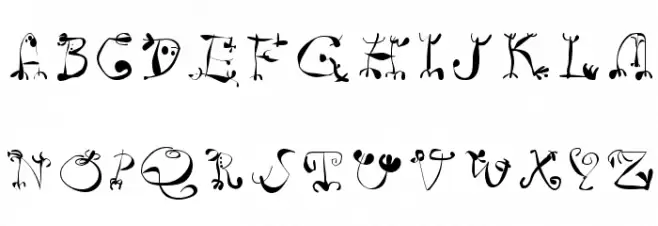 Imre Bold 字体 大写