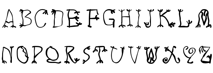 Imre Bold Font LOWERCASE