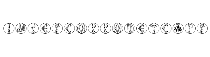 ImresCorrodetCaps Font
