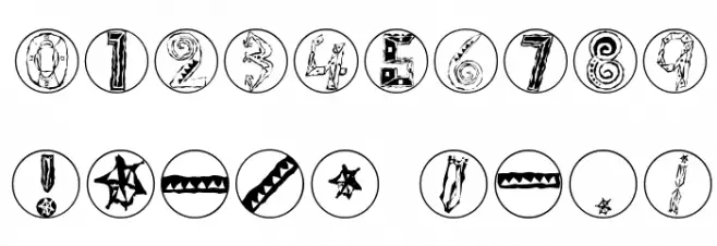 ImresCorrodetCaps Font OTHER CHARS