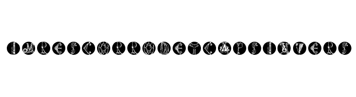ImresCorrodetCapsInvers Font