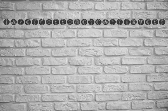 ImresCorrodetCapsInvers Font examples