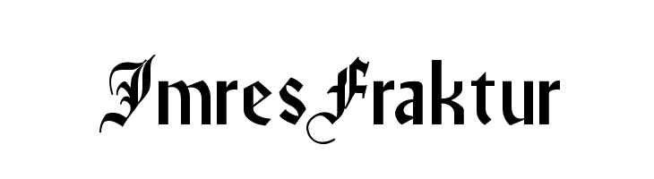 ImresFraktur  Descarca Fonturi Gratis