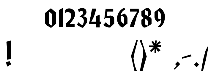 ImresFraktur Font OTHER CHARS