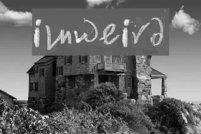 imWeird Font examples