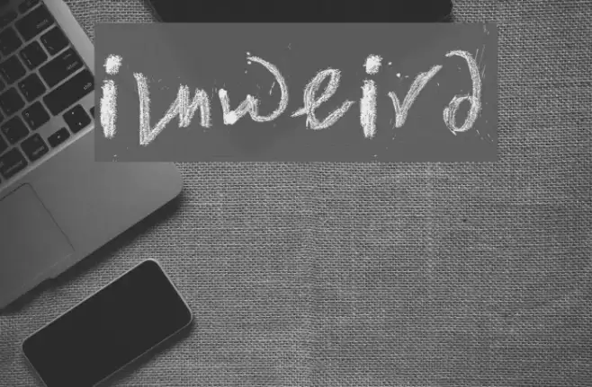 imWeird Font examples