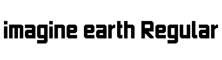 imagine earth Regular  Descarca Fonturi Gratis