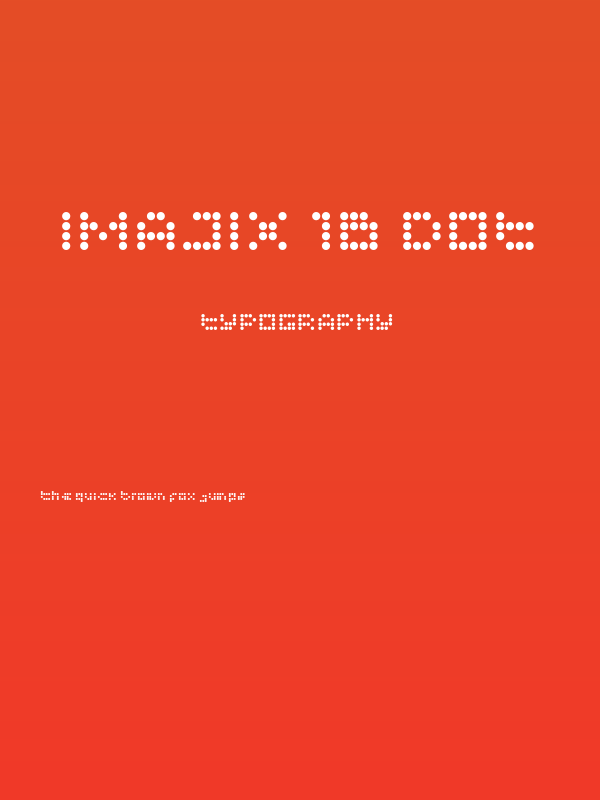 imajix 16 dot Poster