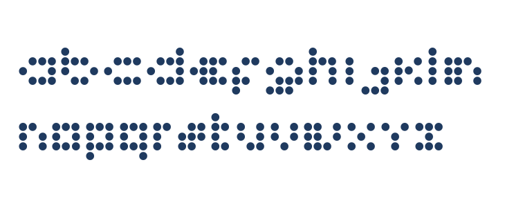 imajix 16 dot Lowercase