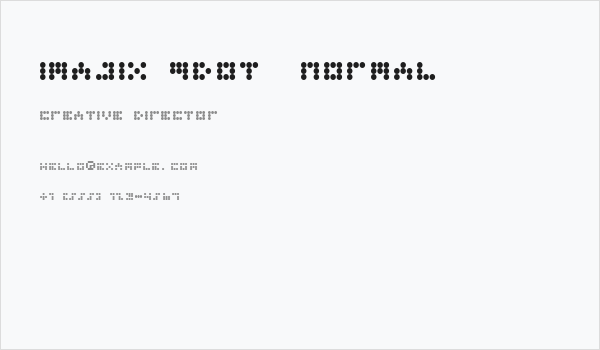 imajix 9dot  Normal Business Card