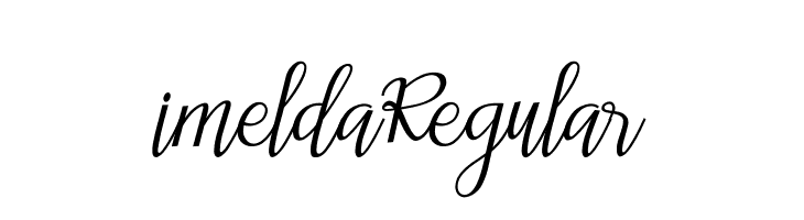 imelda Regular  नि: शुल्क फ़ॉन्ट्स डाउनलोड