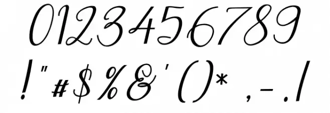 imelda Regular Font OTHER CHARS