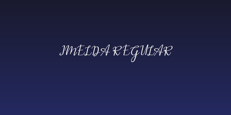 imelda Regular Social Header