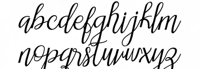 imelda Regular Font LOWERCASE