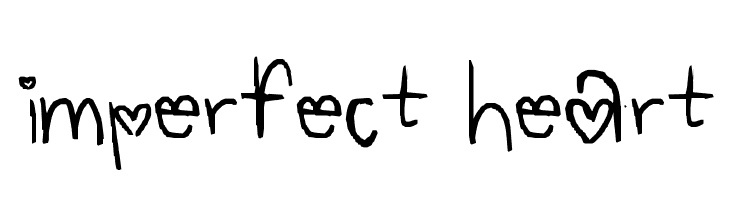 imperfect heart  Скачать бесплатные шрифты