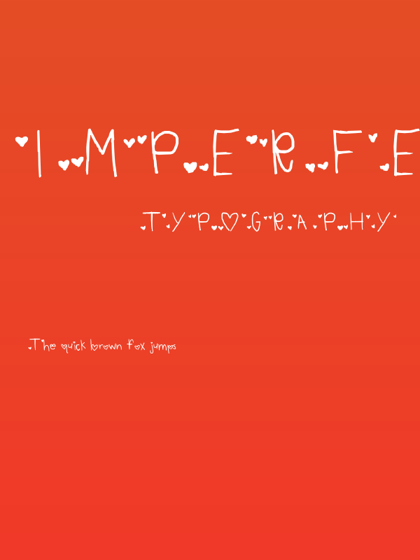 imperfect heart Poster