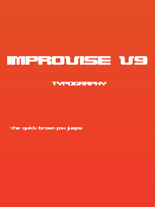 improvise v9 Poster