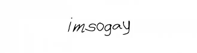 imsogay  font caratteri gratis