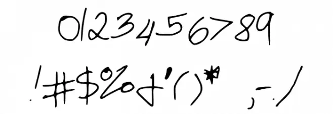 imsogay Schriftart Anderer Schreiben