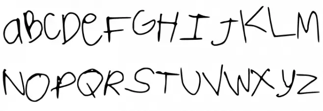 imsogay Schriftart Groß