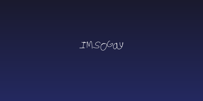 imsogay Social Header