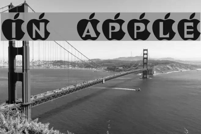 IN APPLE फ़ॉन्ट examples
