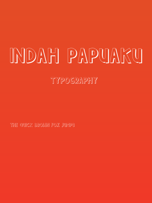 INDAH PAPUAKU Poster