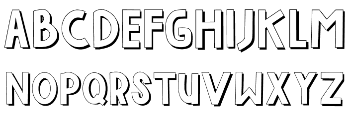 INDAH PAPUAKU Font LOWERCASE